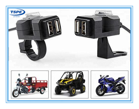 Waterproof Dual USB Motorcycle Charger Socket for 12V Motorcycle ATV
