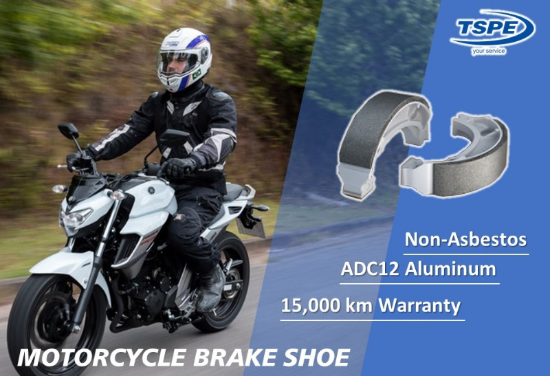 Non-Asbestos Motorcycle Parts Motorcycle Brake Shoes for FT 150