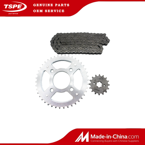 Motorcycle Sprocket and Chain Kit Motorcycle Parts for Titan-150