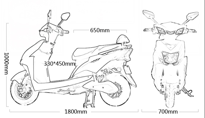 High Speed Cheap Adult Electric Motorcycle CKD SKD