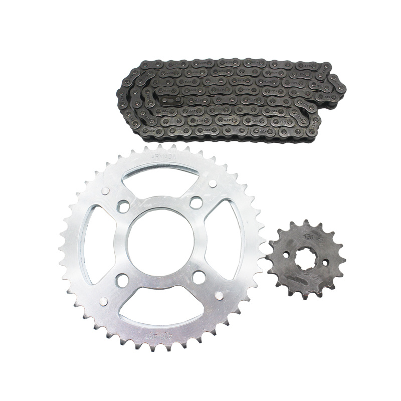 Motorcycle Sprocket and Chain Kit Motorcycle Parts for Titan-150