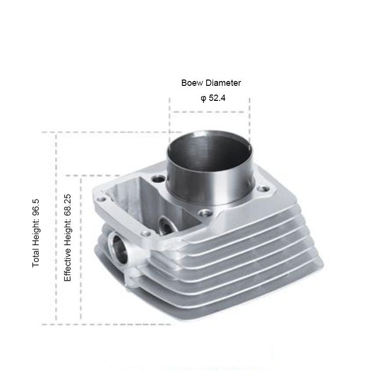 Motorcycle Engine Parts Motorcycle Cylinder Block for Lx-Cg110