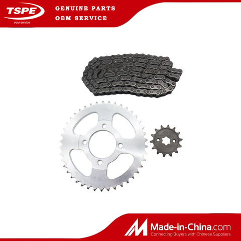 Motorcycle Sprocket Chain Kit Motorcycle Parts for at-110 Sport