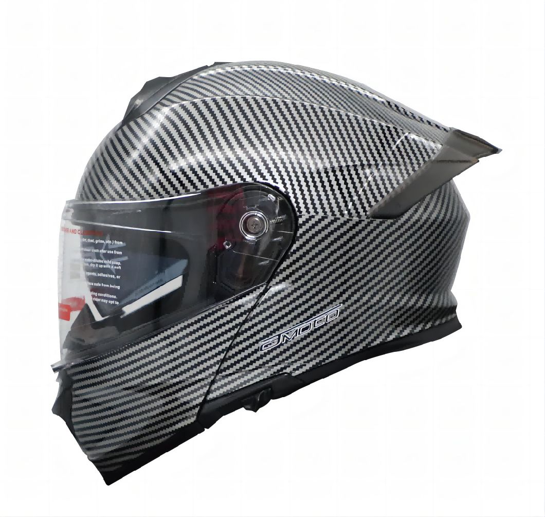 Modular Flip up Motorcycle Helmet Model Np-900 Carbon Decal