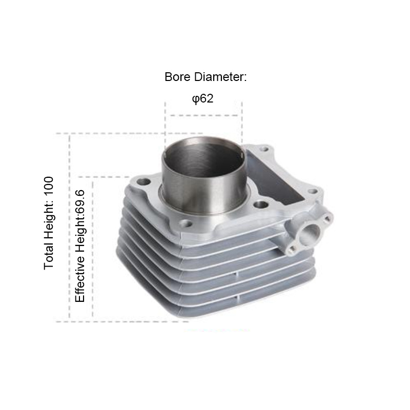 Motorcycle Engine Parts Motorcycle Cylinder Block for Gn150