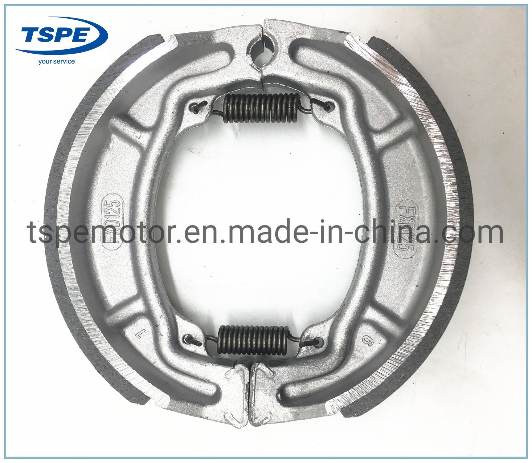 Non-Asbestos Motorcycle Brake Shoes Motorcycle Parts for Ds 150