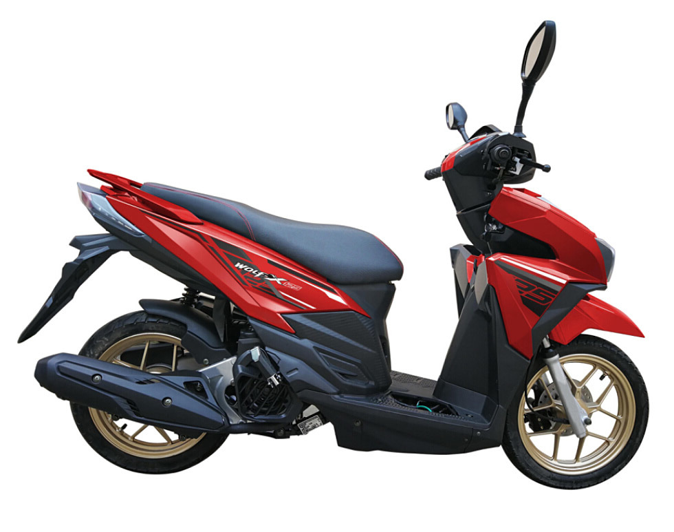 Gas Scooter, China Scooter, 14inch Wheel 125cc 150cc CKD Wolf Motobike