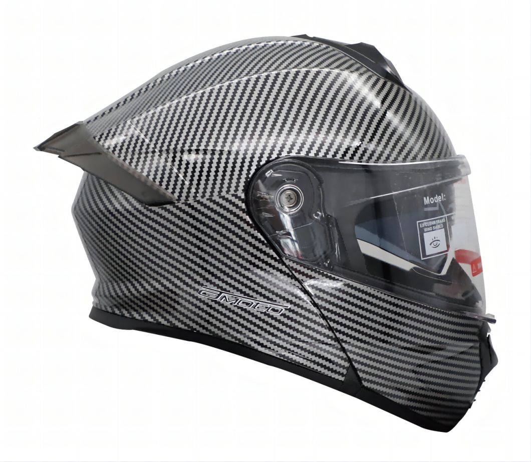 Modular Flip up Motorcycle Helmet Model Np-900 Carbon Decal