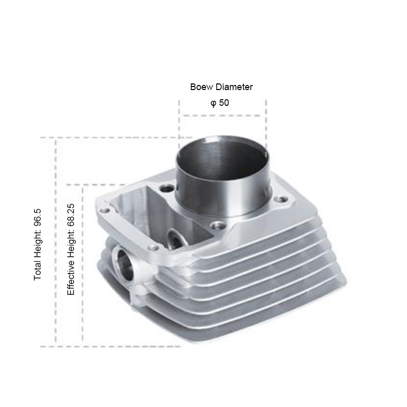 Motorcycle Engine Parts Motorcycle Cylinder Block for Cg100