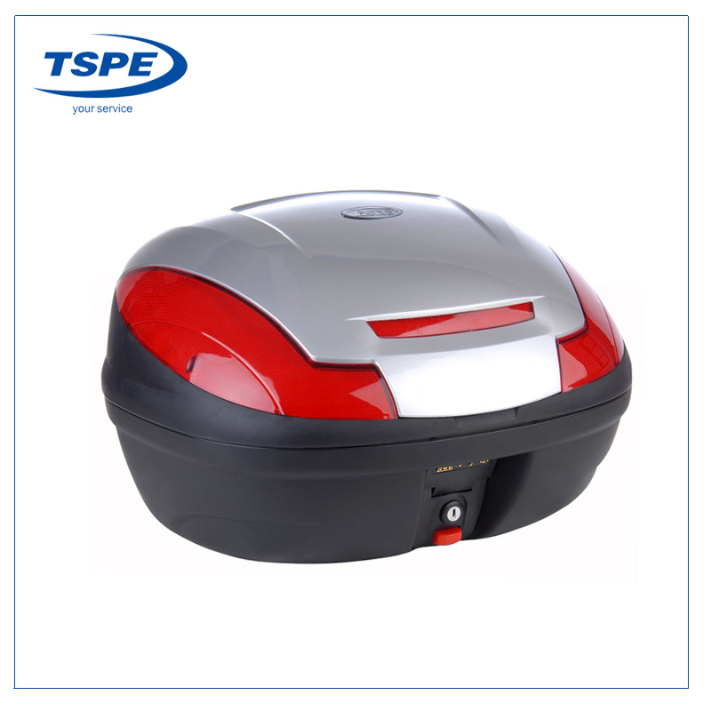 Motorcycle Luggage Cases 43L Tail Box with LED