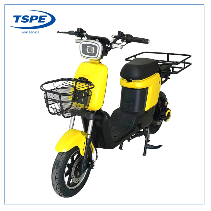 Electric Motorcycle for Pizza Food Cargo Delivery 350W/500W E-Bike
