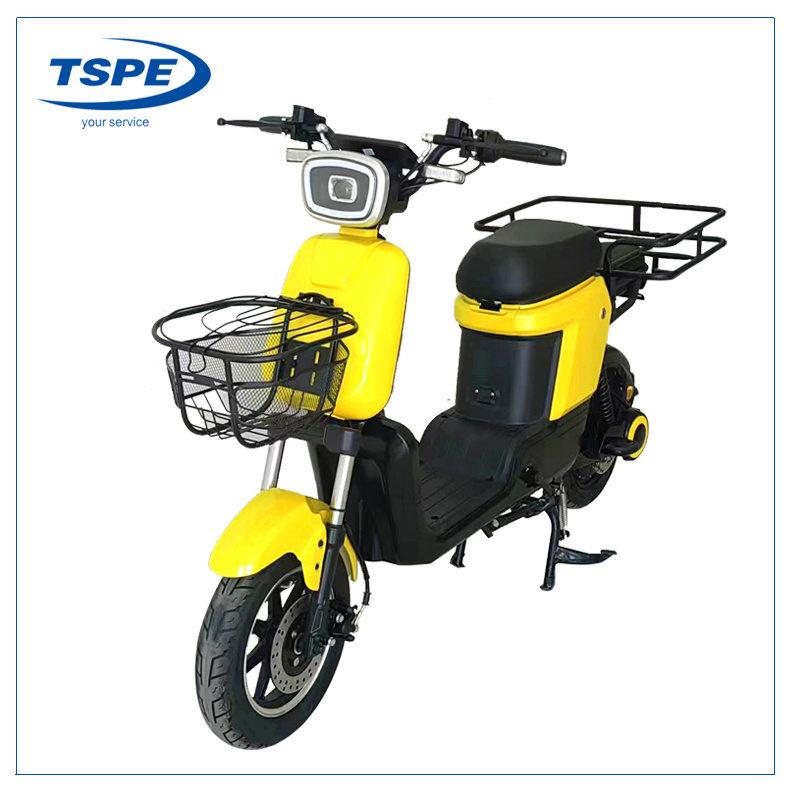 Electric Motorcycle for Pizza Food Cargo Delivery 350W/500W E-Bike